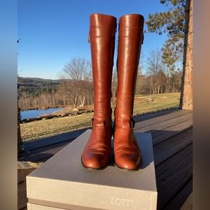 Lottusse Women’s Collection leather riding boots size  7.5 (EU 38)
